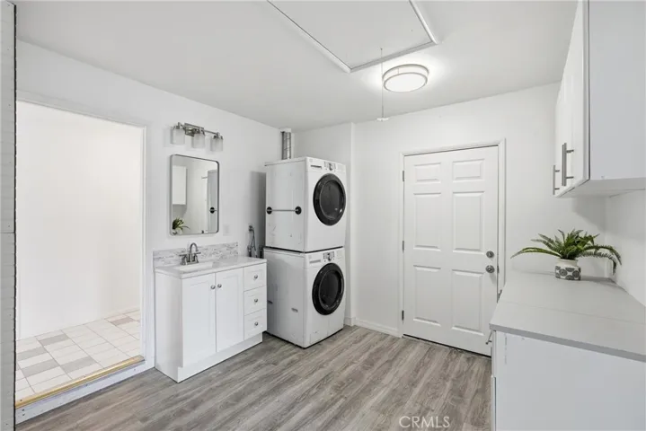 Laundry area