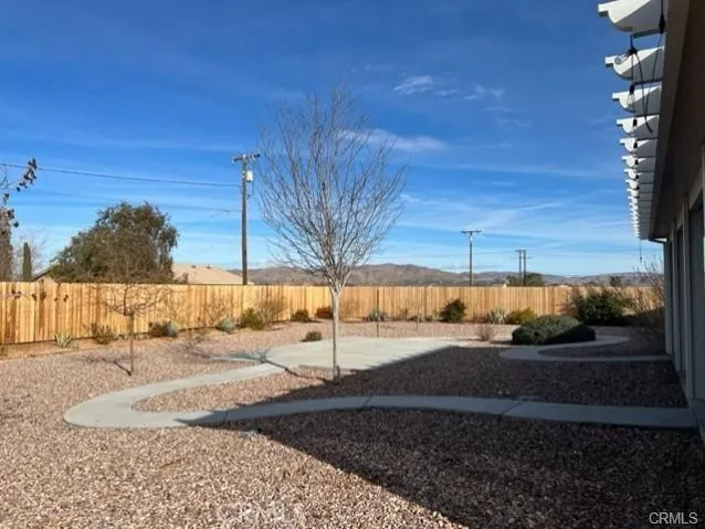 private, peaceful backyard