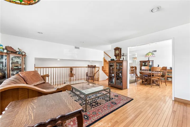 Living Room w view into Dining Room