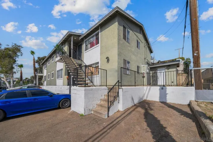 Laundry room on right side of building