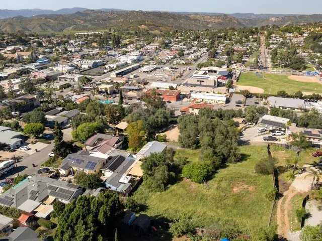 Vacant lots behind home