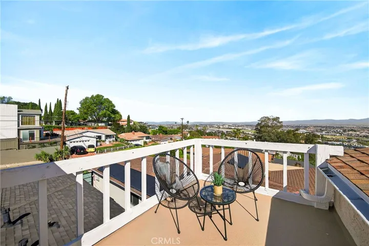 Newly waterproofed deck