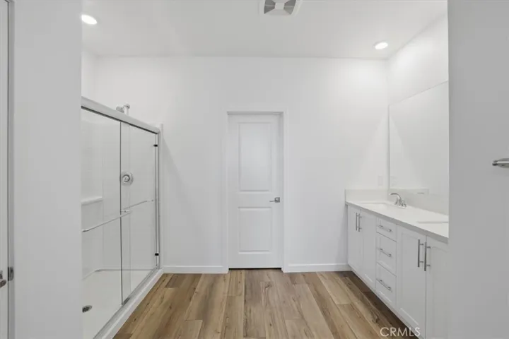 3rd Level Primary Suite Ensuite Bathroom with walk-in shower