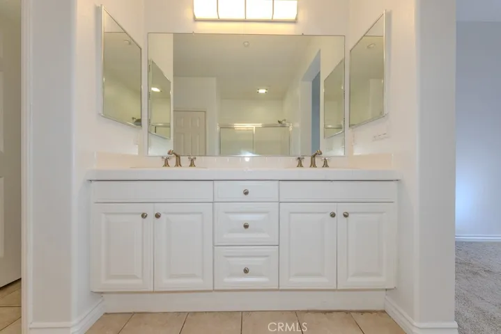 Primary Bathroom with dual sinks