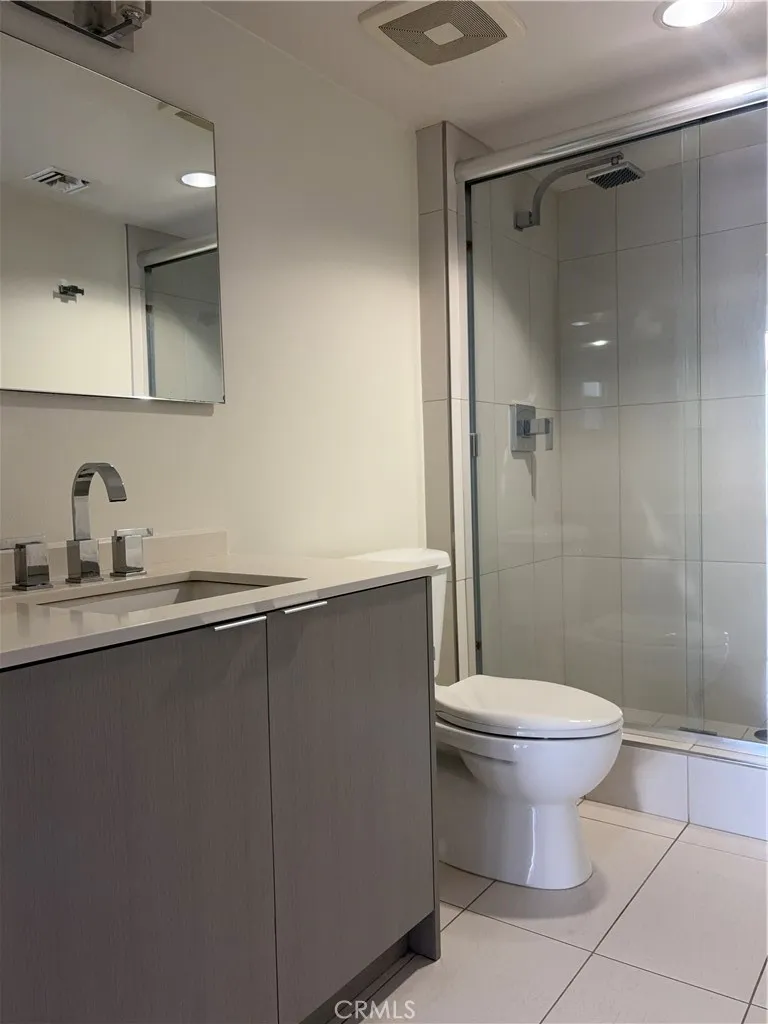 Main floor bathroom with shower