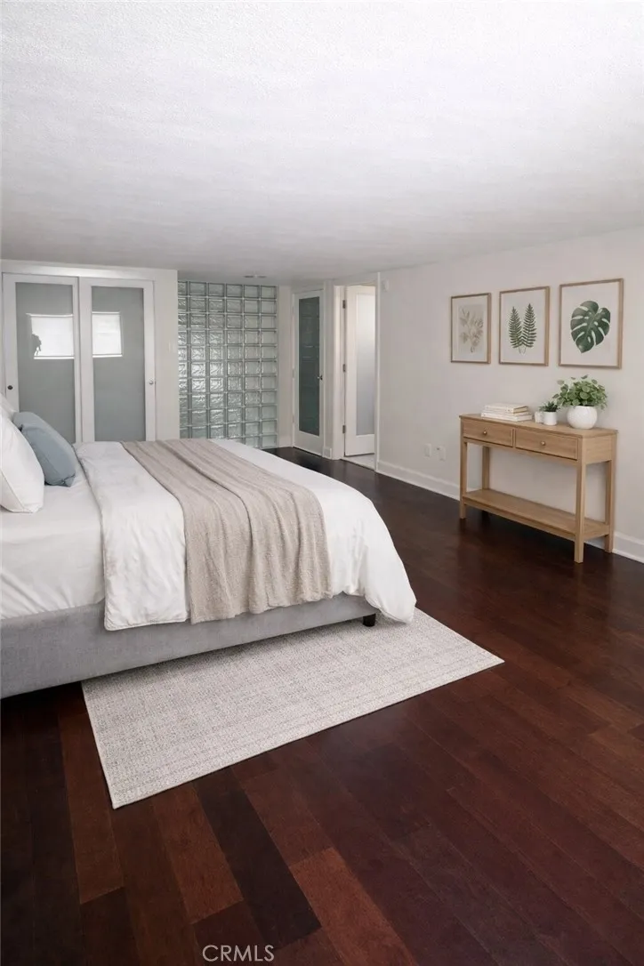 Bedroom 3 with private bathroom. Virtually Staged.