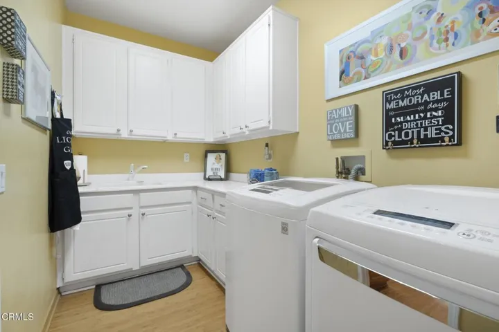 Separate laundry room
