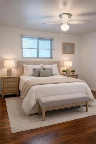 AI Staged Bedroom