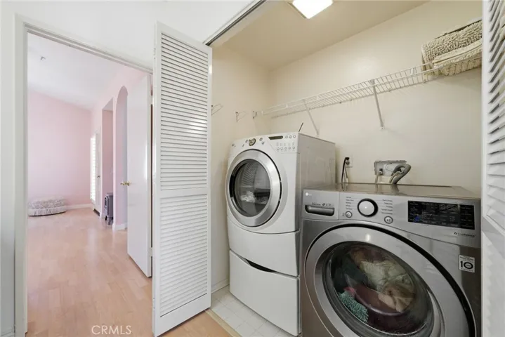 Upstairs laundry.