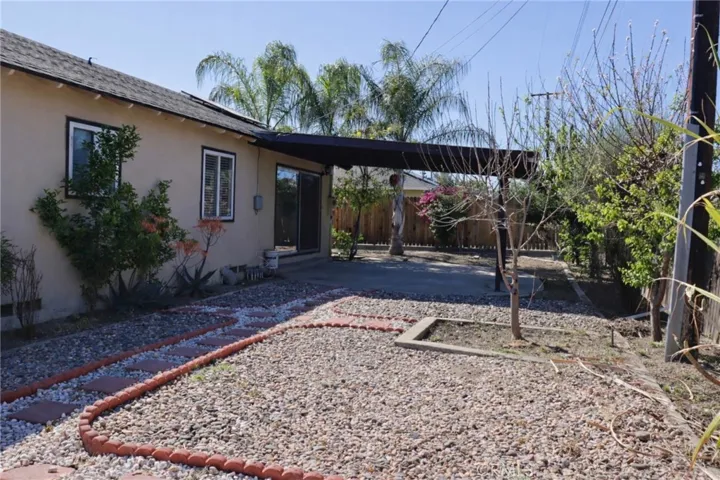 East Side of Yard