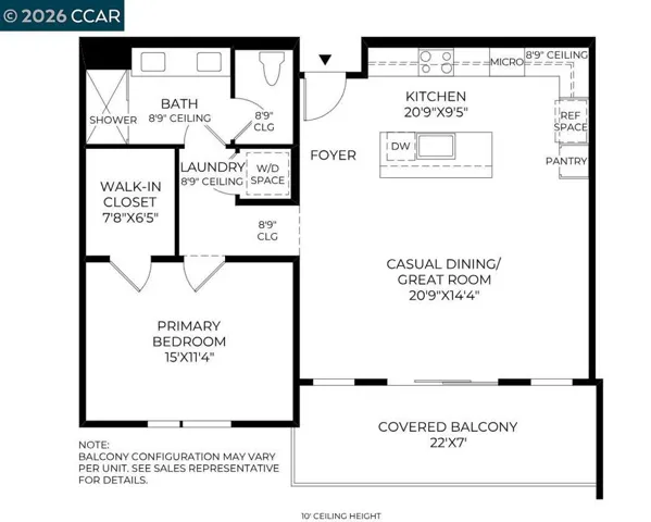 1D Floor Plan