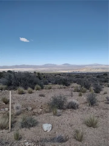 Corner of property from Mesa and Tranquility Lane, looking Northeast