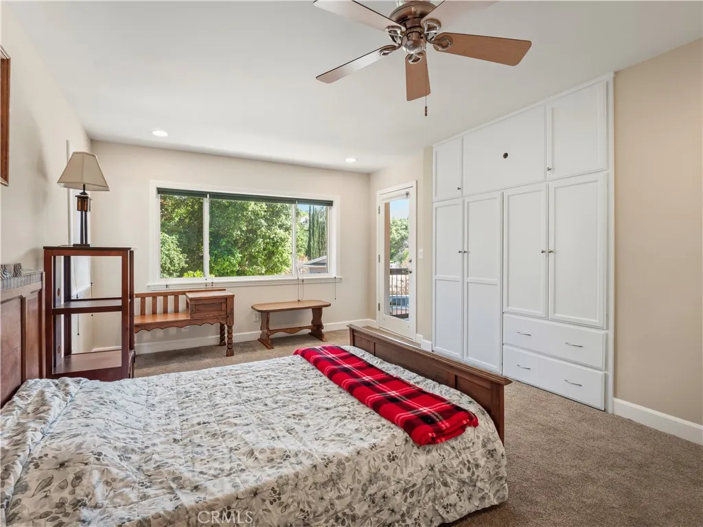 bedroom + balcony