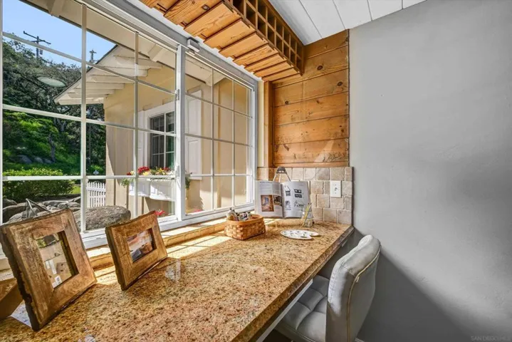 Nook off Kitchen; overlooks pond