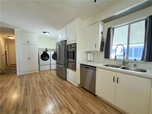 Inside laundry and extra storage
