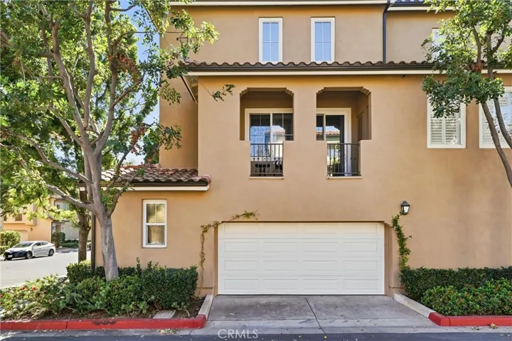 Attached two-car garage