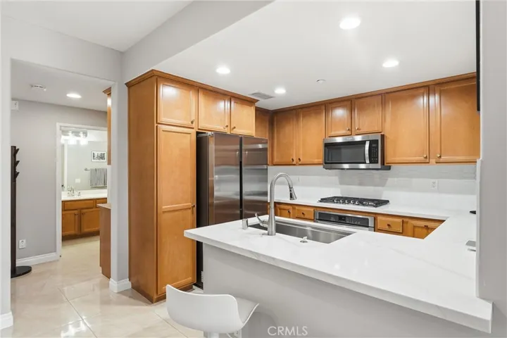 Remodeled kitchen with newer appliances