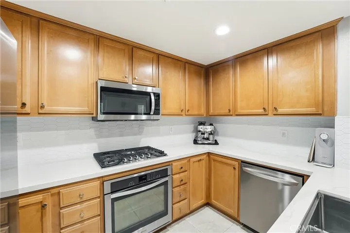 Remodeled kitchen with newer appliances