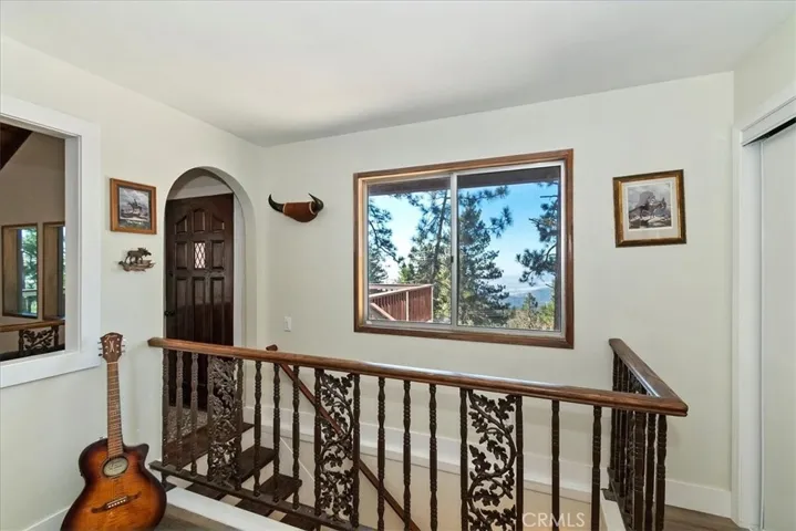 Stairs to garage
