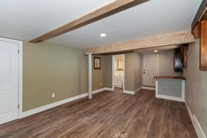 Bedroom off of garage 1