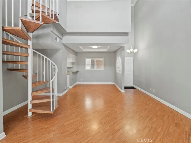 Actual View of Living and Dining Area