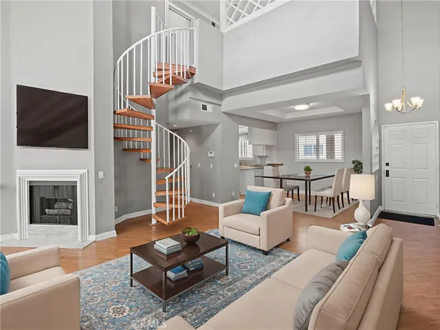 Virtual Staging ANGLED VIEW OF STAIRWELL