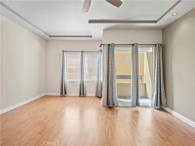 Actual Master Bedroom looking at Balcony