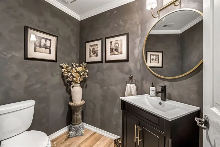 Powder Room for guest close to living areas