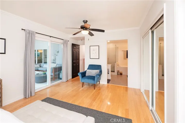 Sliding doors exit to the patio