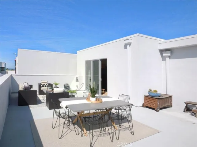 Upstairs patio