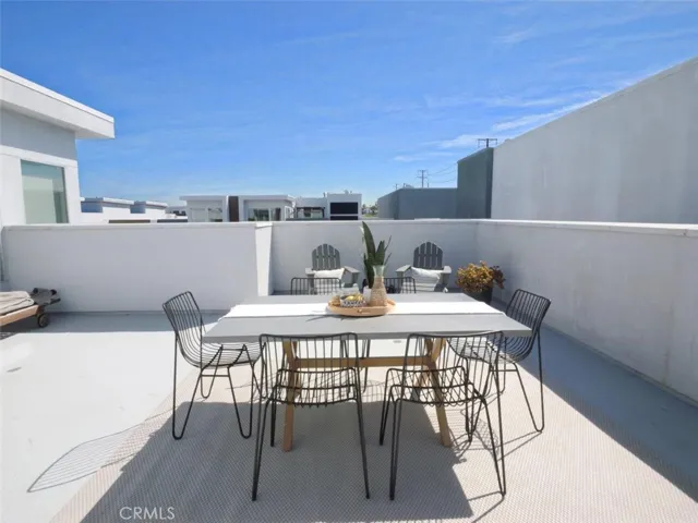 Upstairs patio