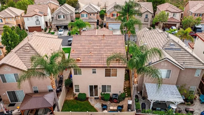 Aerial Backyard View