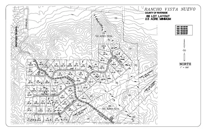Possible 2.5 to 4ac Lot Layout