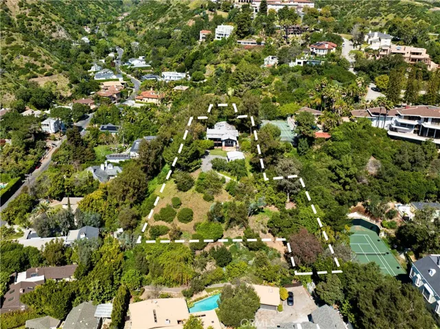 Property Outline From Above.