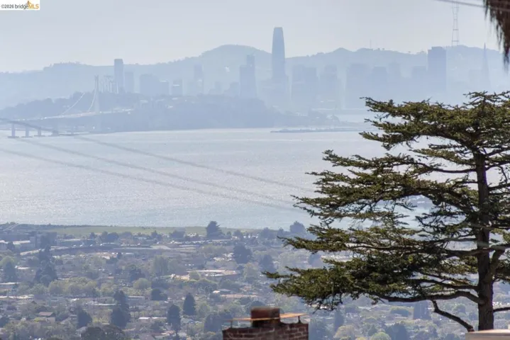 Mountain view with a large body of water