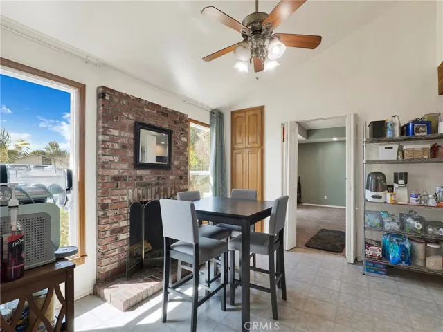 Dining Area & Fireplace