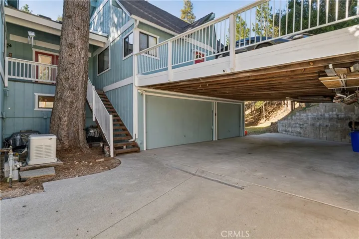 Parking and 3 car garage