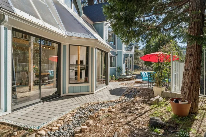 Outdoor the recreation area is a seasonal stream