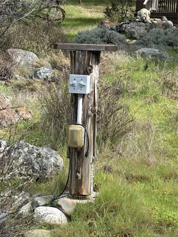 Power and water at garden area.