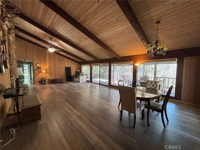 Second living room to Deck over Creek!