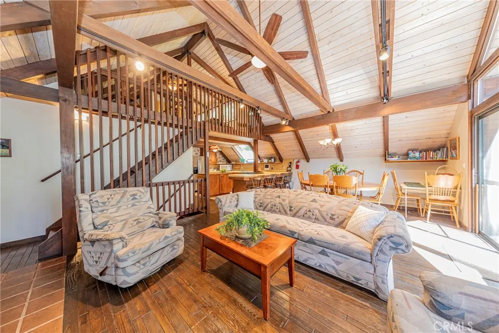 stairs to upper loft