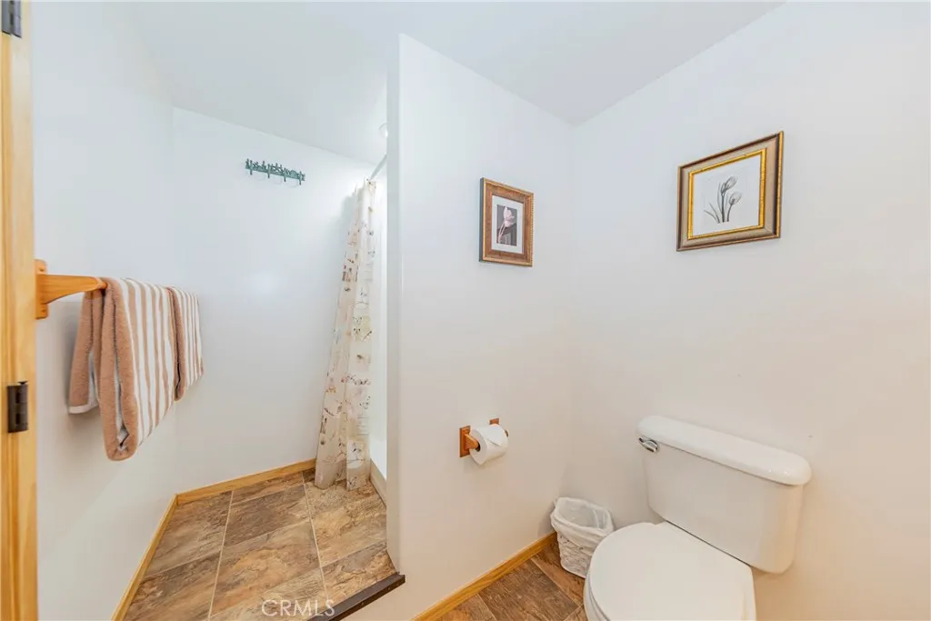 Lower level shower