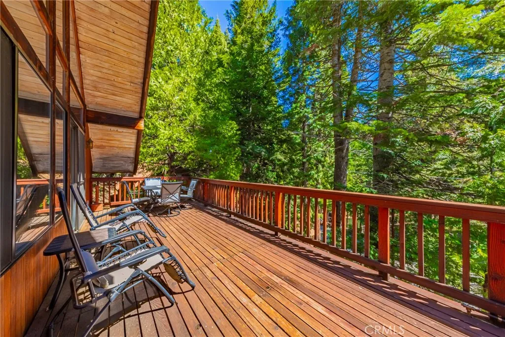 Front deck view