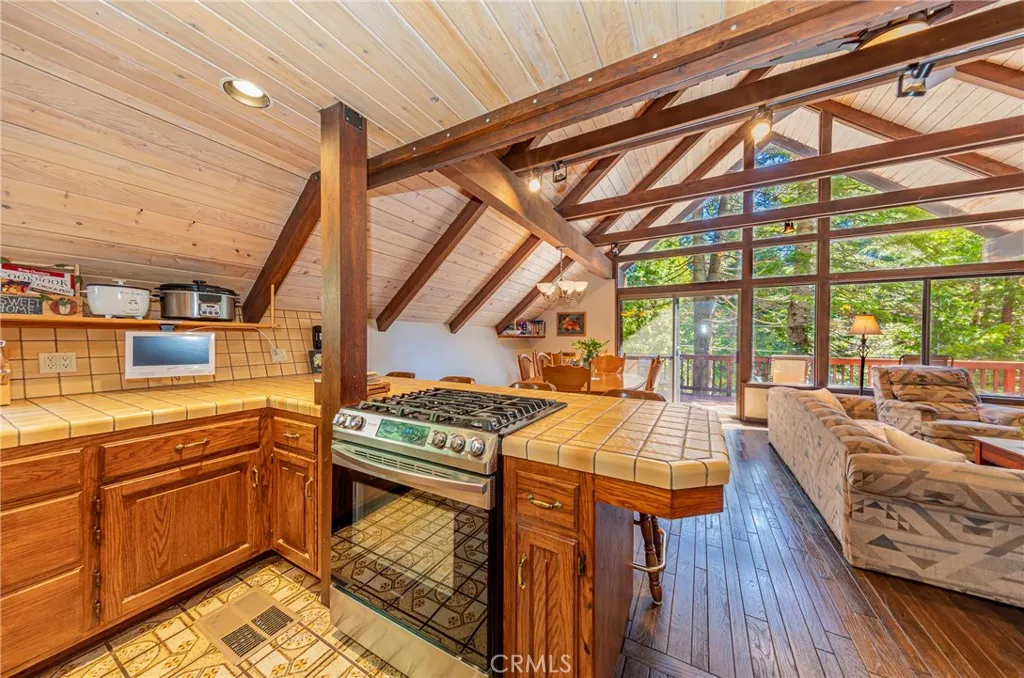view from kitchen