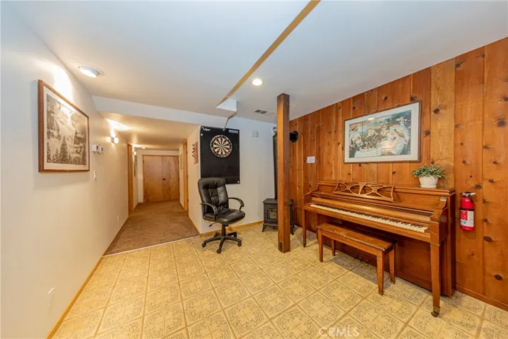 hallway on lower level,laudry located at end of hall