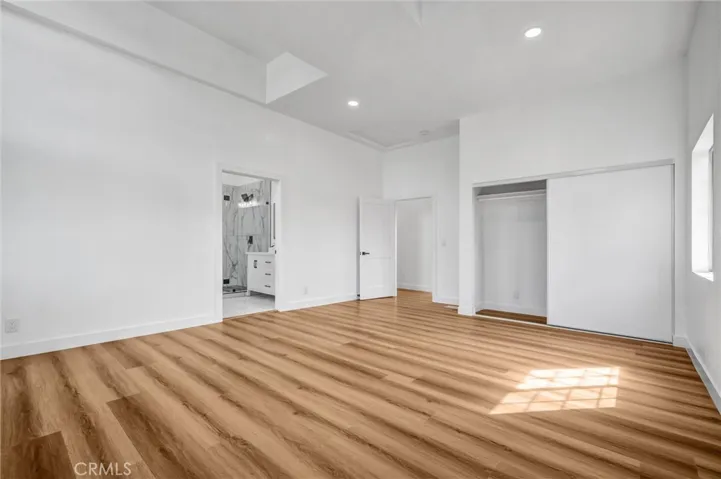 Master bedroom,  top floor