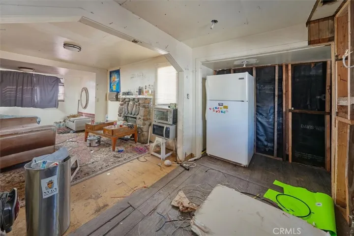 Living room, kitchen