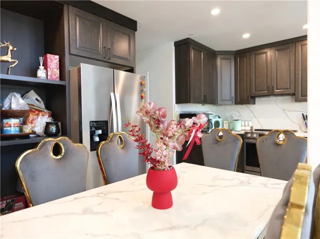 Kitchen Table and Refrigerator