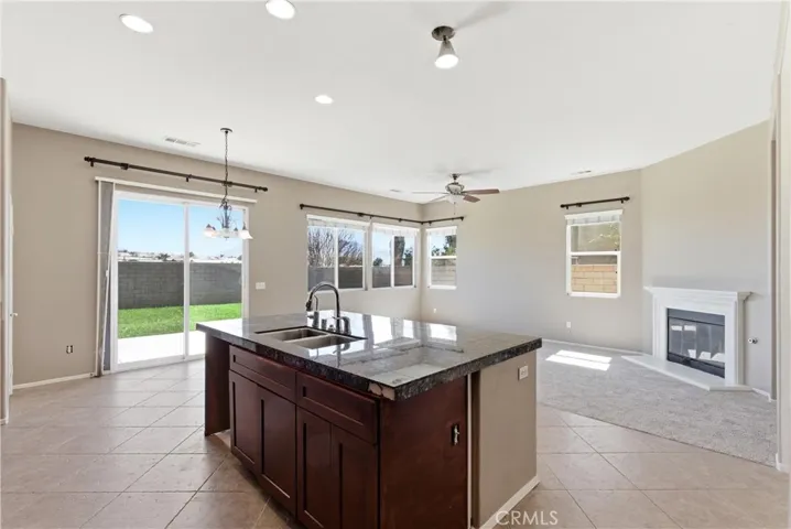 Another View of the Kitchen and 2nd iving Room
