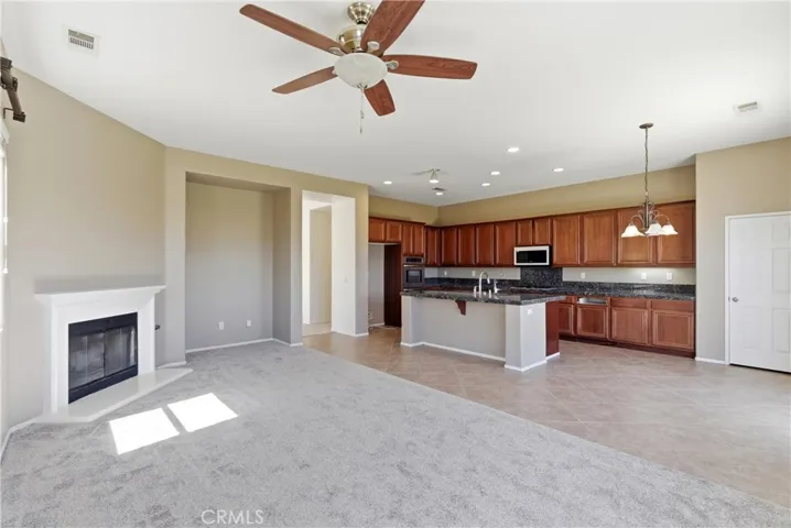 Another View of the Living Room and Kitchen